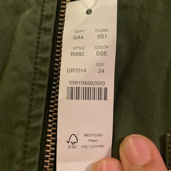 J Crew Army Green Romper - Picture 5 of 6